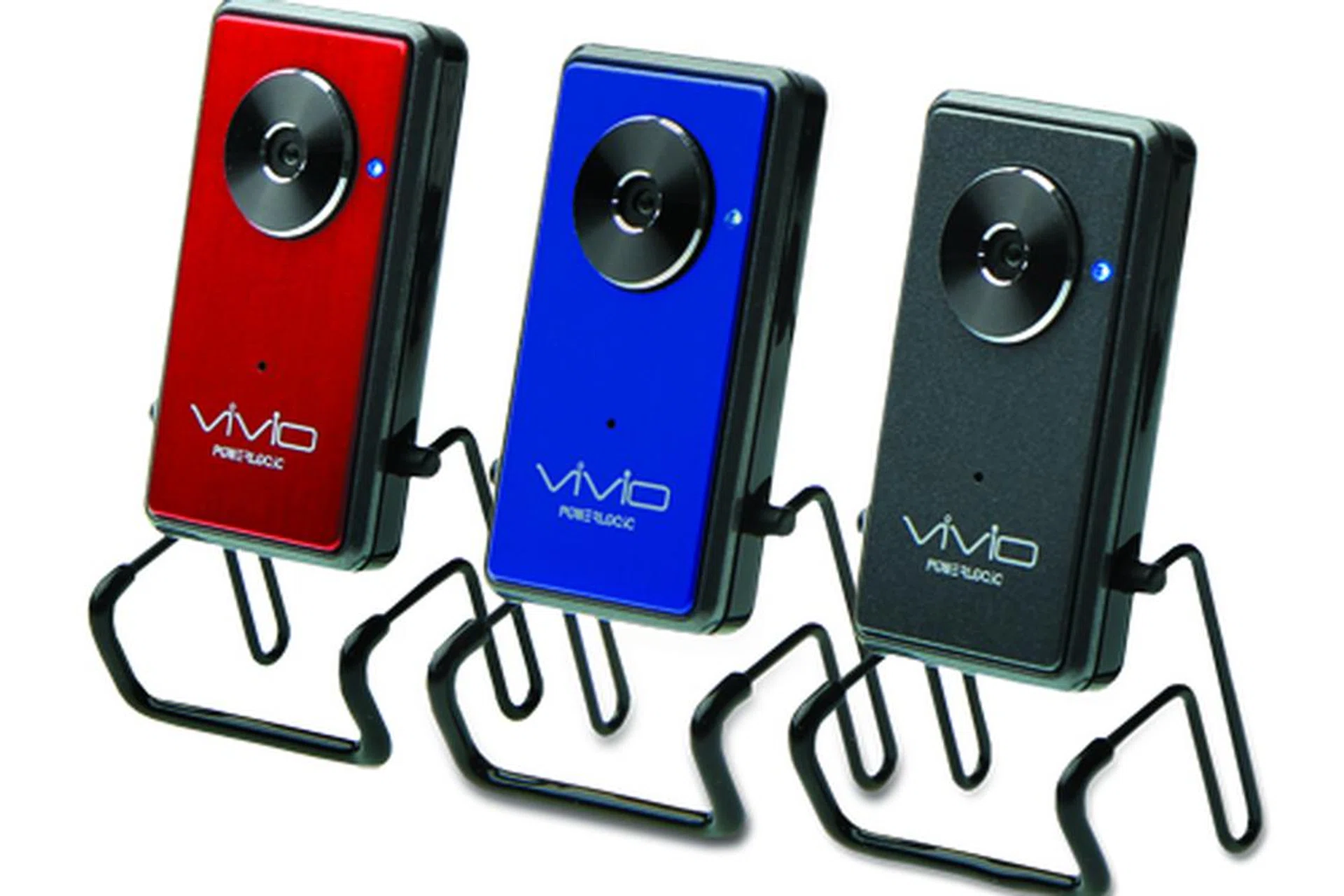 The colorful, slim and light PowerLogic Vivio HD5N Webcams.