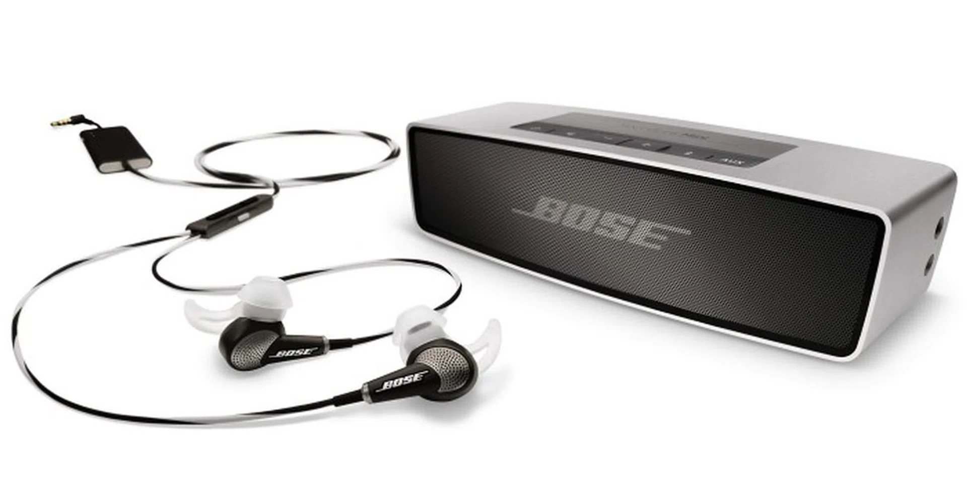 Today, the Bose QuietComfort 20 earphones and Bose SoundLink Mini Bluetooth speaker products are officially launched.