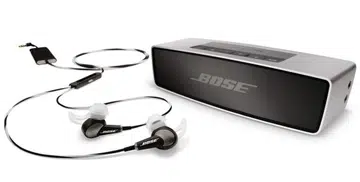 Today, the Bose QuietComfort 20 earphones and Bose SoundLink Mini Bluetooth speaker products are officially launched.