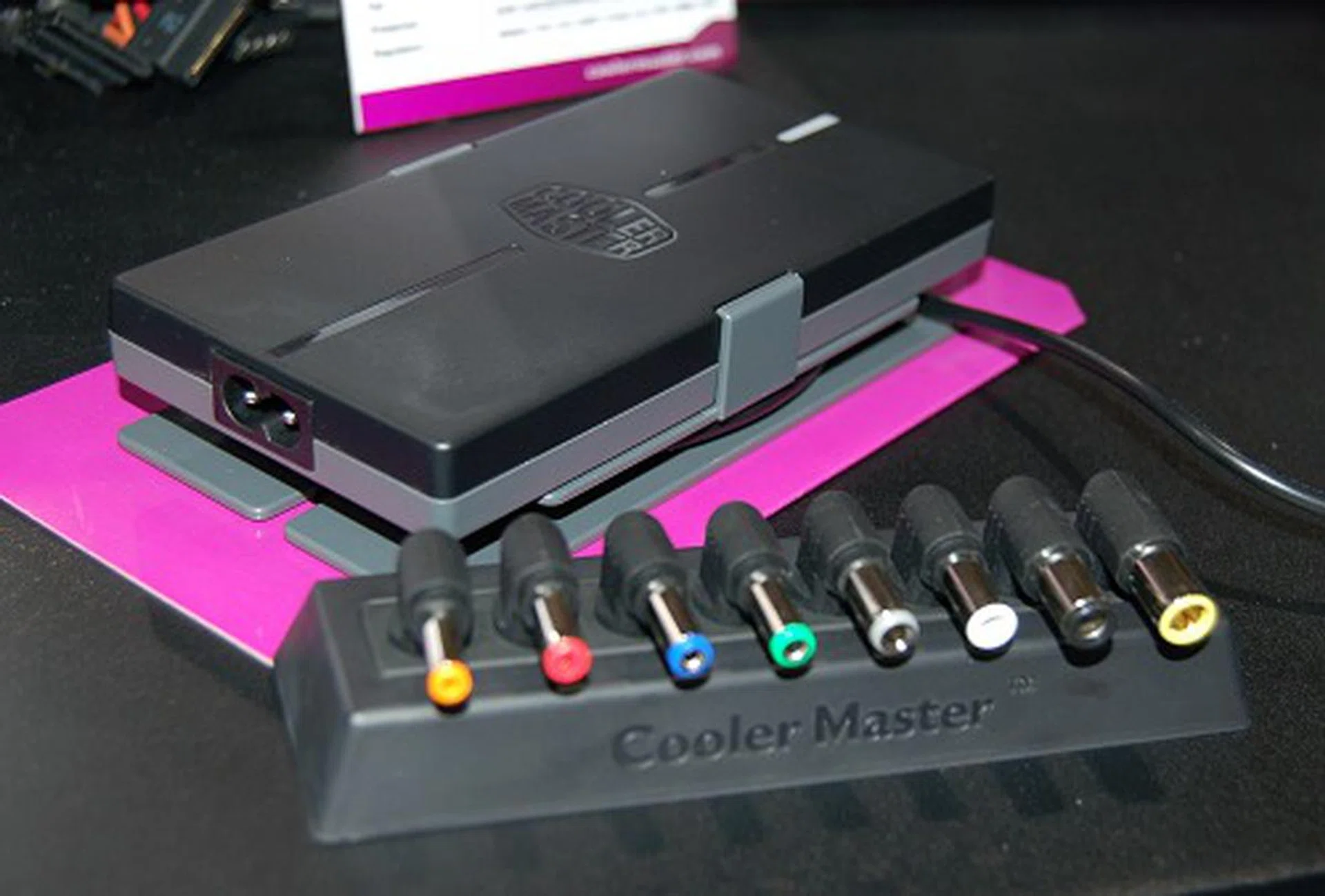  Always wanted to get a secondary power charger for your notebook but think the original is too much? Well Cooler Master too now has a universal 95 watt notebook power charger with all the necessary adapters.  