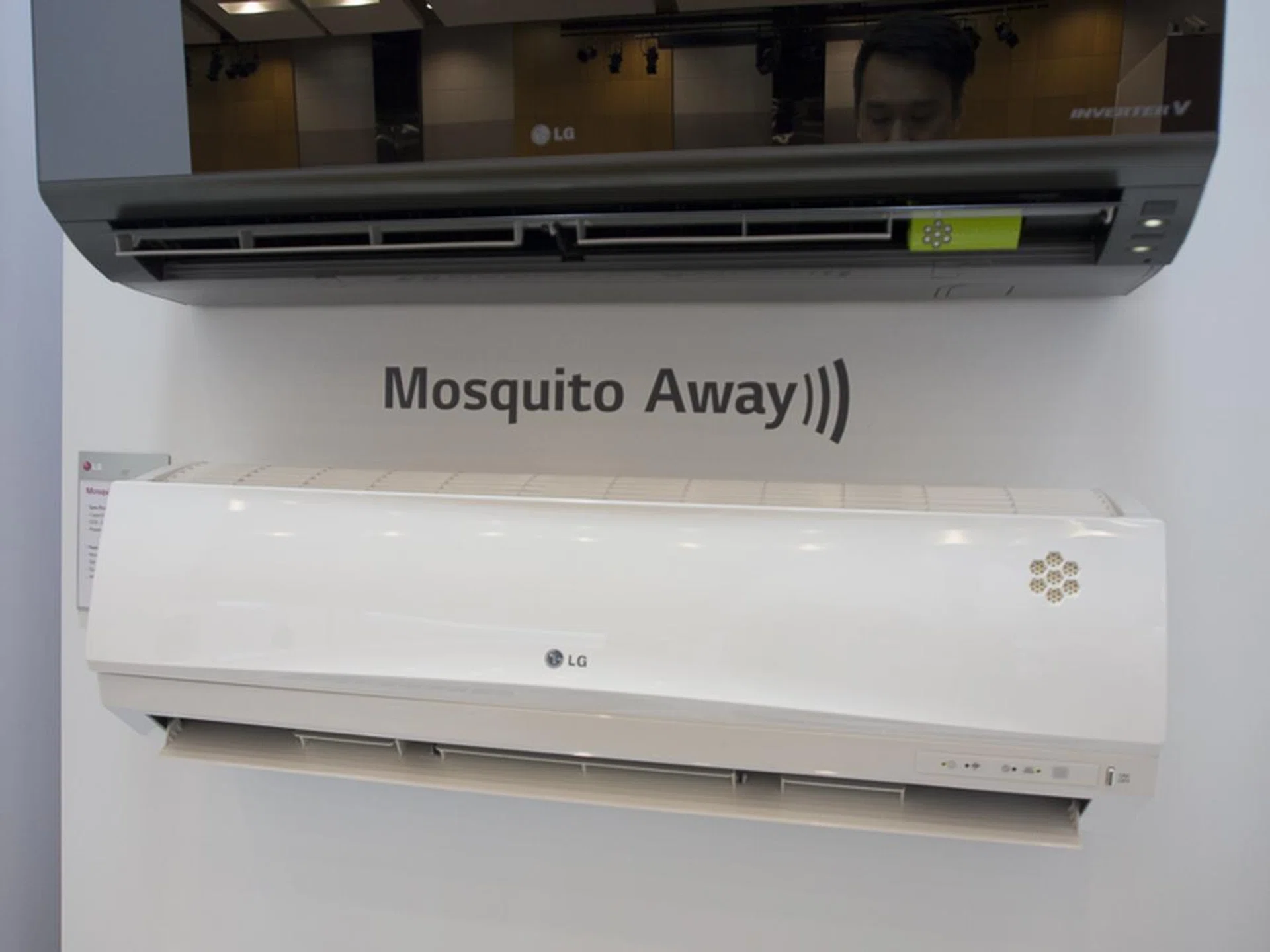 This air-con's ultrasonic sound has the same effect on mozzies that Justin Bieber's music has on adults.