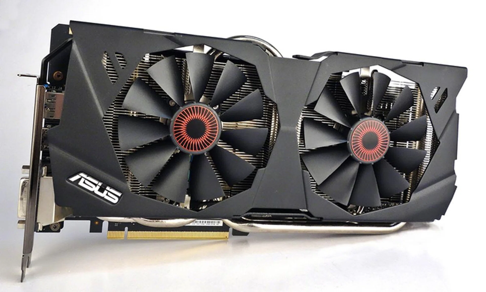The ASUS Strix GeForce GTX 980 OC Edition features the chunky DirectCU II cooling system. It keeps the card's Super Alloy Power components, which drives its 10-phase power design system, operating cool and stable under extreme conditions.