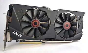 The ASUS Strix GeForce GTX 980 OC Edition features the chunky DirectCU II cooling system. It keeps the card's Super Alloy Power components, which drives its 10-phase power design system, operating cool and stable under extreme conditions.