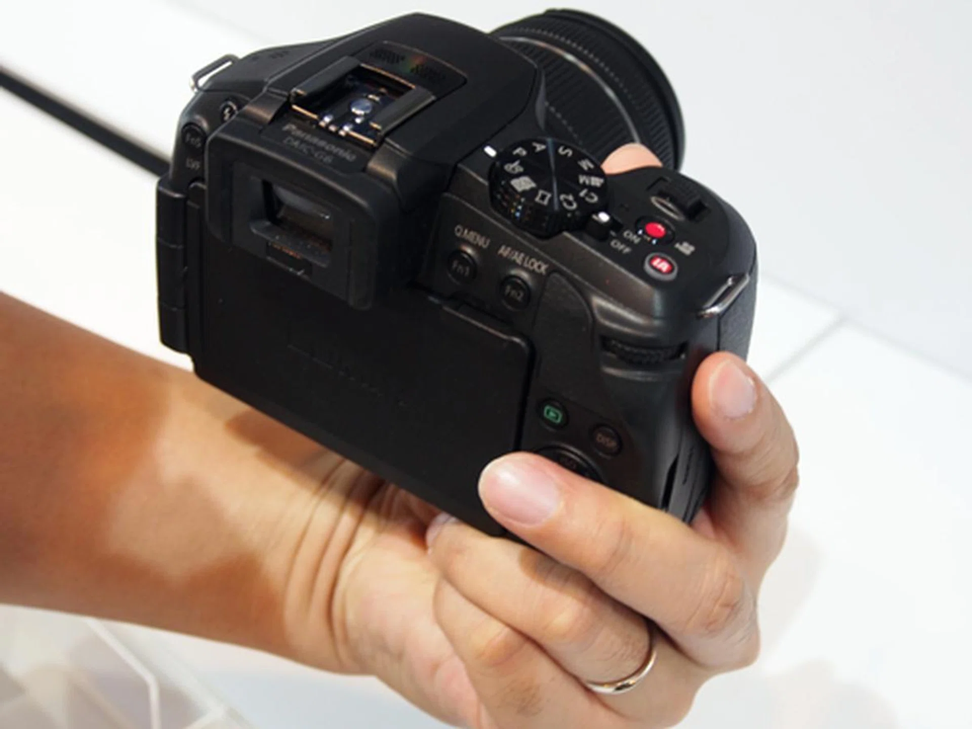 The G6 is still pretty light compared to even an APS-C DSLR. 