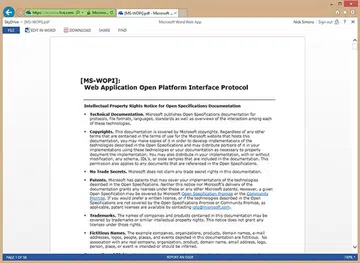 PDF viewing comes to the Word Web App. (Image source: Microsoft.) 