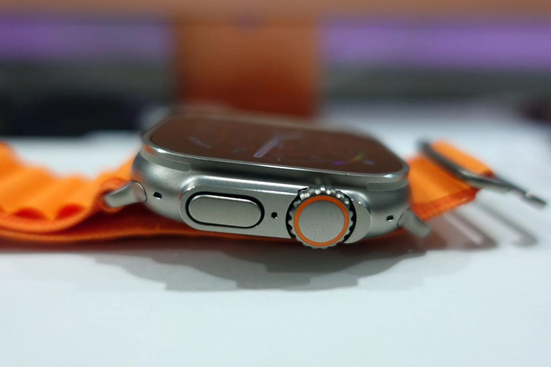 The Apple Watch Ultra comes with new temperature sensors including a water temperature sensor, as well as an improved gyroscope for Crash Detection.