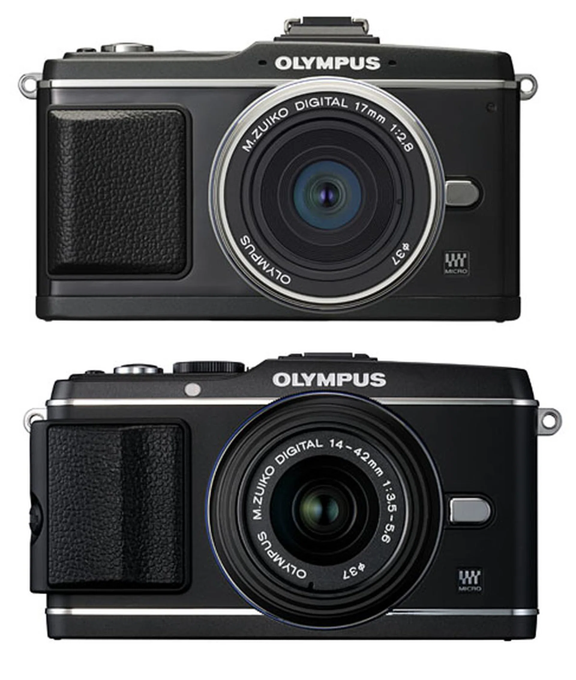 The differences between the E-P2 (above) and E-P3 (below) may not be obvious, but they're there (image not to scale).