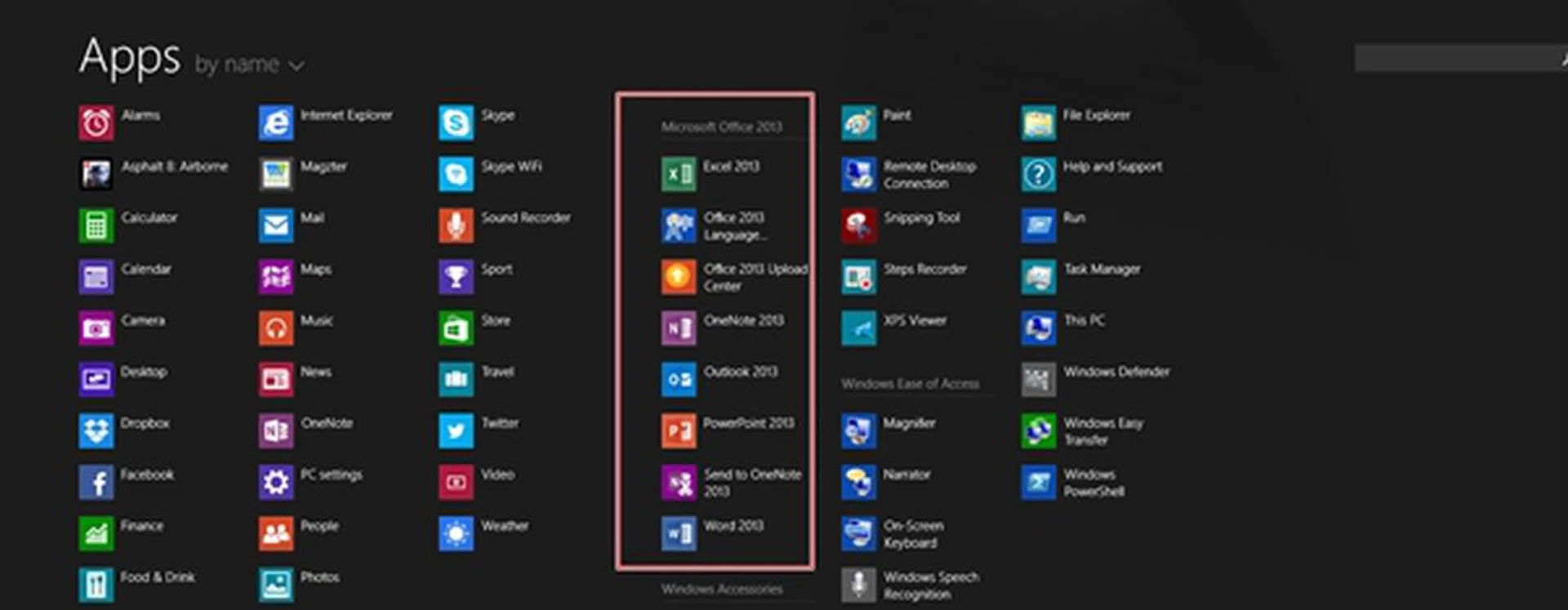 The Microsoft Office 2013 RT is preloaded on the Surface 2.
