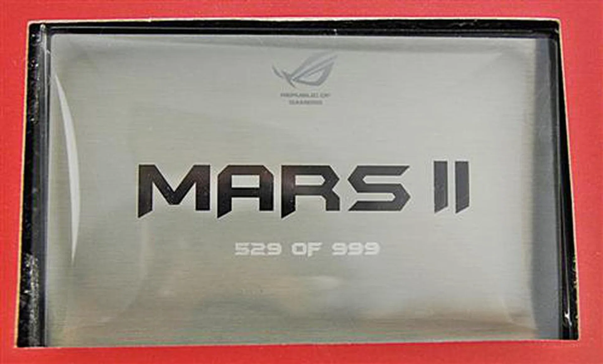 The Mars II is a limited edition card and we have in our lab, the 529th card from a limited worldwide run of 999 cards.