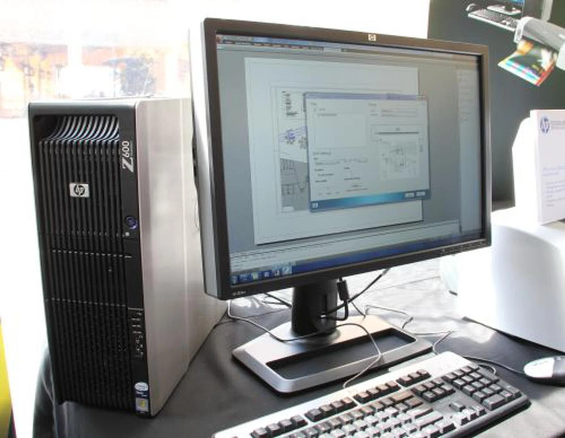 The HP Z600 desktop workstation will sport Intel Xeon 5500 and 5600 series processors, with up to 48GB of ECC memory and a maximum 6TB worth of storage. Graphics options include NVIDIA Quadro FX 4800 or dual NVIDIA Quadro FX 1800 graphics. Pricing for the Z600 will start at US$1,579.