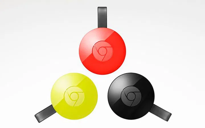 Sporting an overhauled design and improved performance, the new Google Chromecast comes in three colors now. (Image Source: The Verge)