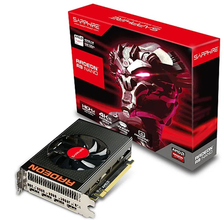 Sapphire Radeon R9 Nano 4G HBM (Image source: Sapphire)