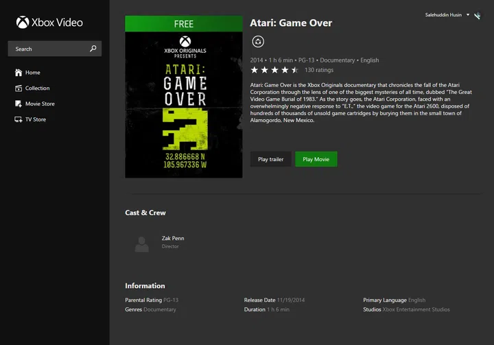 You can watch the video online through any browser with Silverlight, or save it and watch on Xbox One.