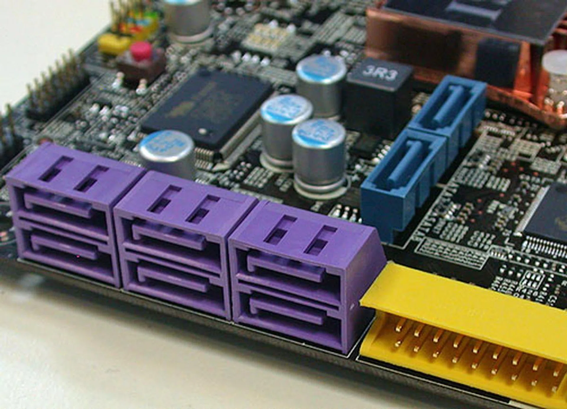 As you can see, there are more than sufficient SATA ports for most users.