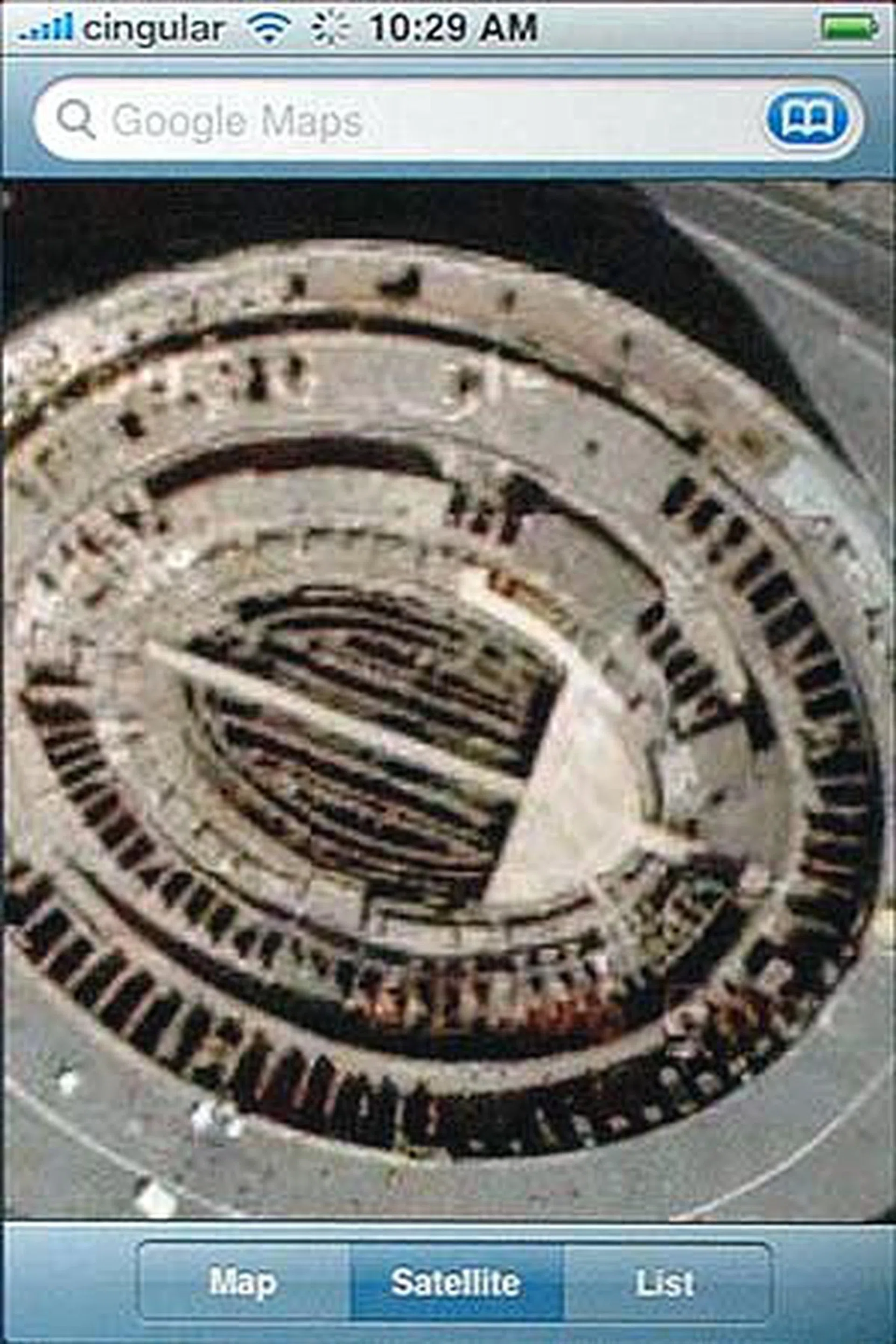 Satellite images can be a lot of fun as we can see here.