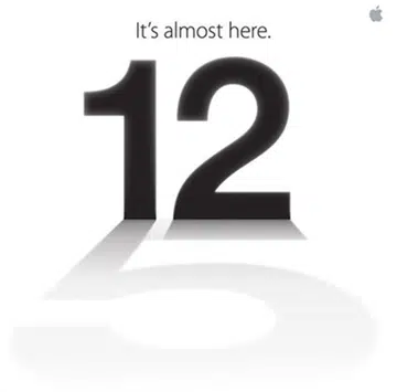 Are you thinking what we're thinking? Yup, the huge shadow of the numeral "5" at the bottom of the 12th September launch date couldn't have been any more obvious than this.