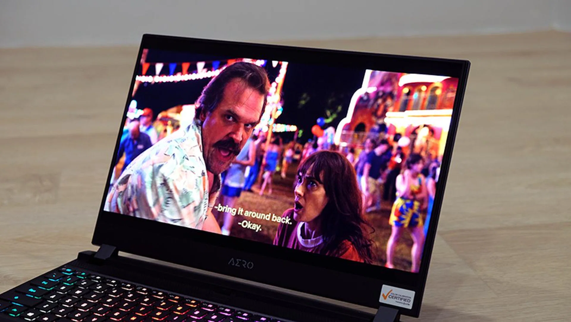 This laptop is great for Netflix.