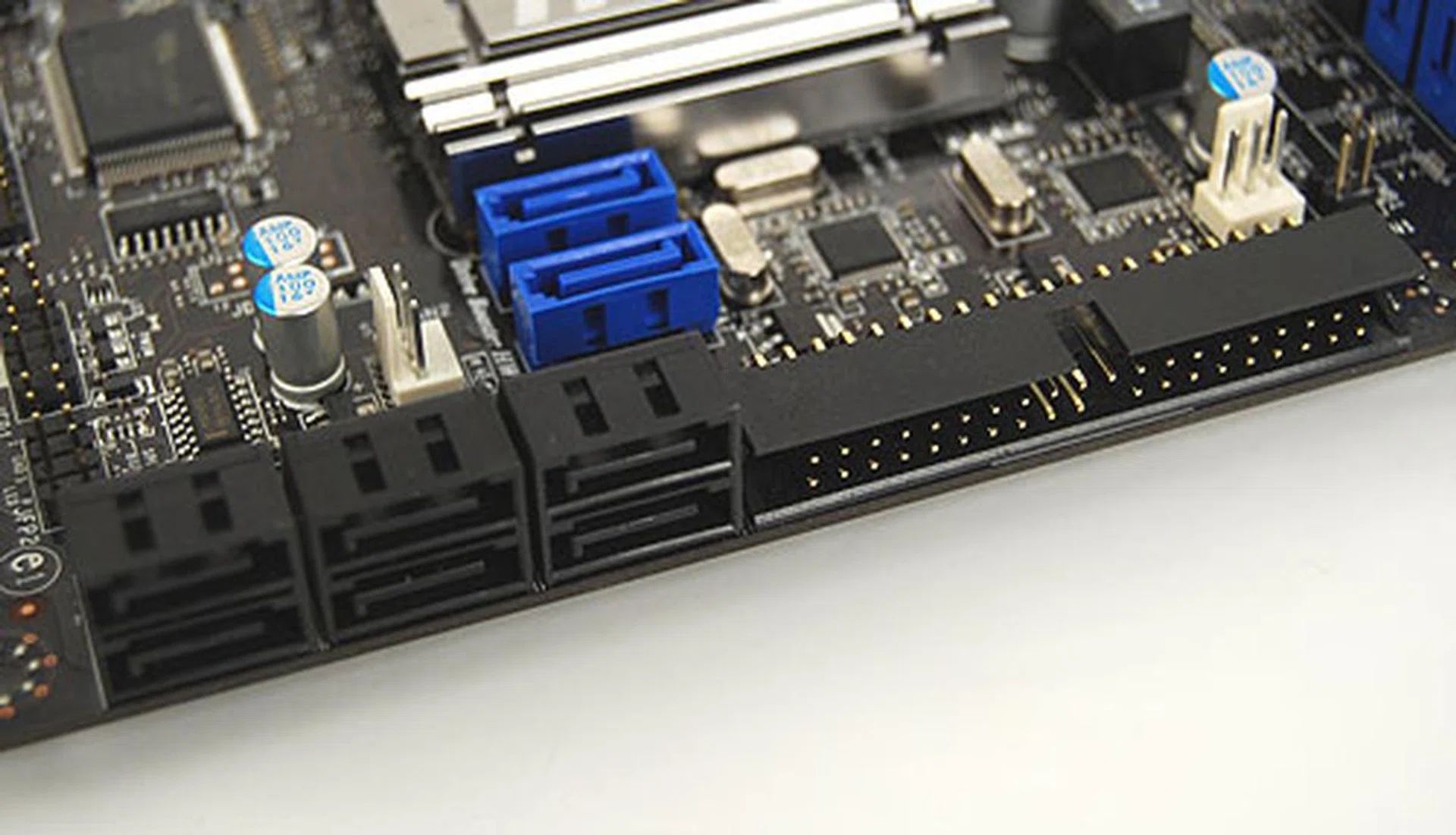 With two additional SATA ports, this MSI board may not go as extreme as Gigabyte but still provides an above average number of ports.