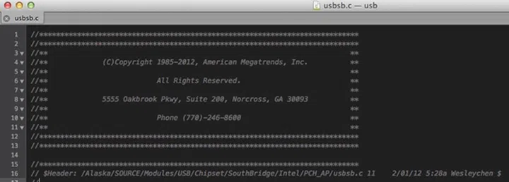 The leaked reference codes indicated that they are rather recent ones as they are dated at February 2012. (Image Source: Adam Caudill)
