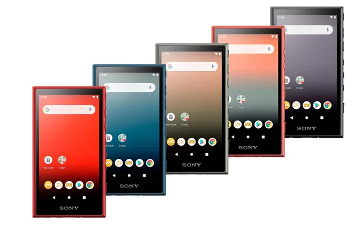 The NW-A100 comes in five colours.