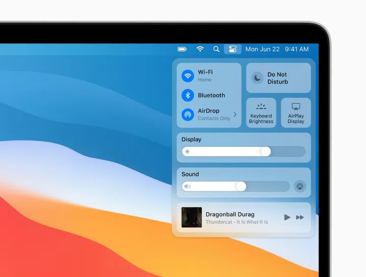 Control Center comes to the Mac.