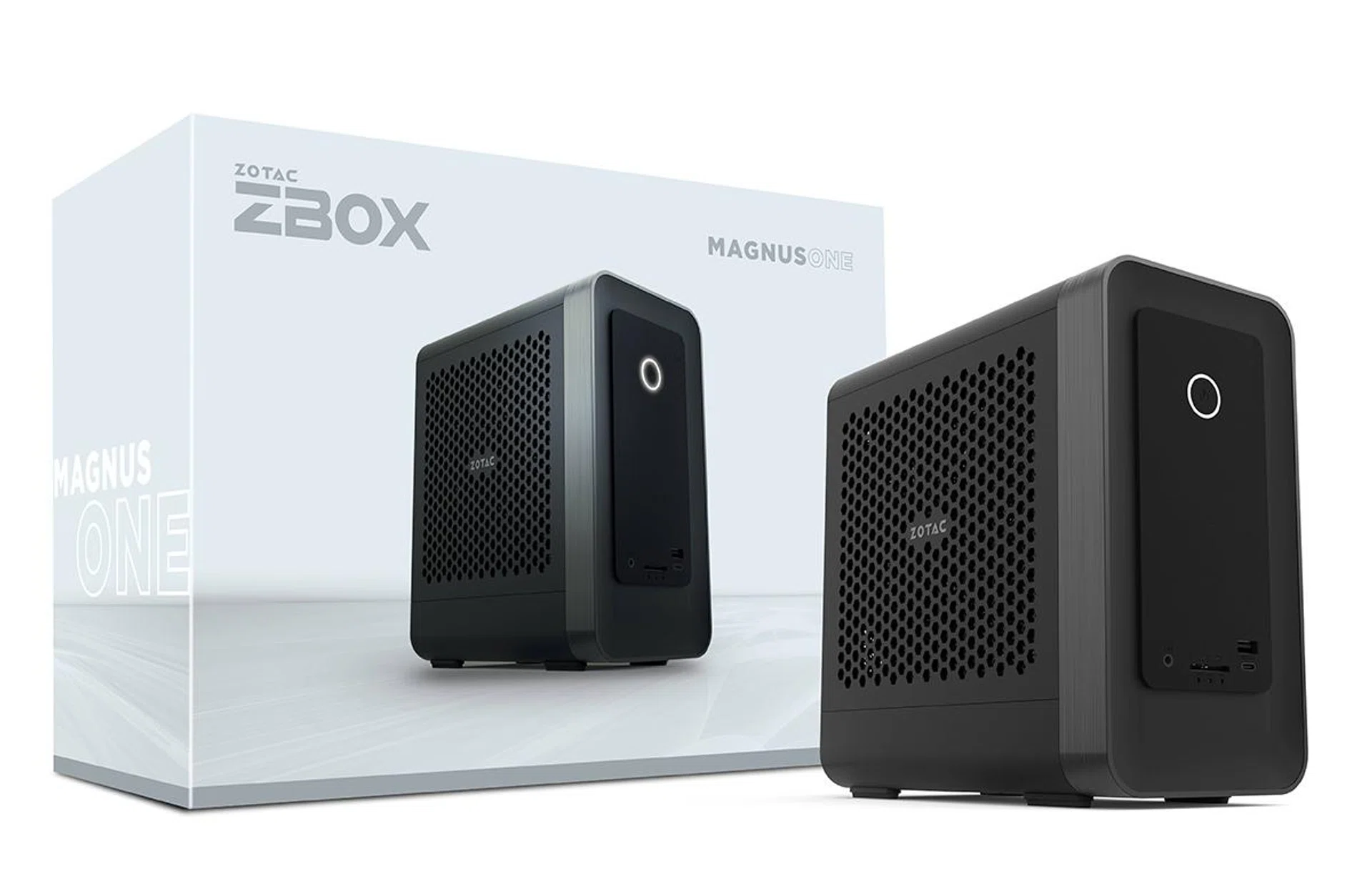 The Magnus One, now updated with Intel Core Ultra and NVIDIA Blackwell components. Photo: Zotac.