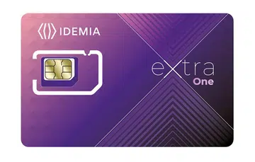Graphical representation of IDEMIA 5G SIM cards from its official Twitter account.