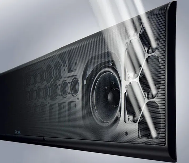 The YSP-5600BL has a total of 12 upfiring speaker arrays.