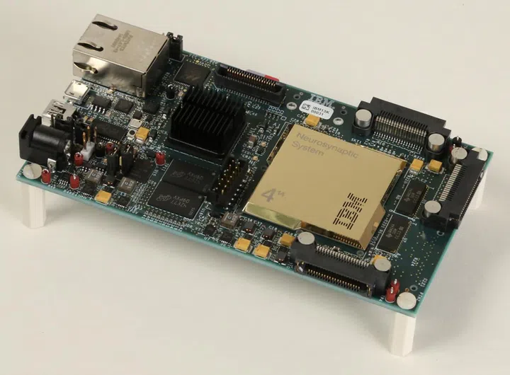 IBM TrueNorth chipboard, with the chip on-board.