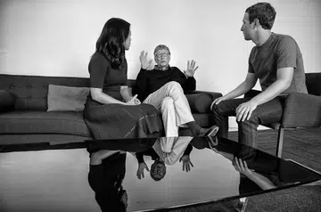 Bill Gates visits Mack Zuckerberg and Priscilla Chan to lend support for their new direction within the Chan Zuckerberg Initiative.