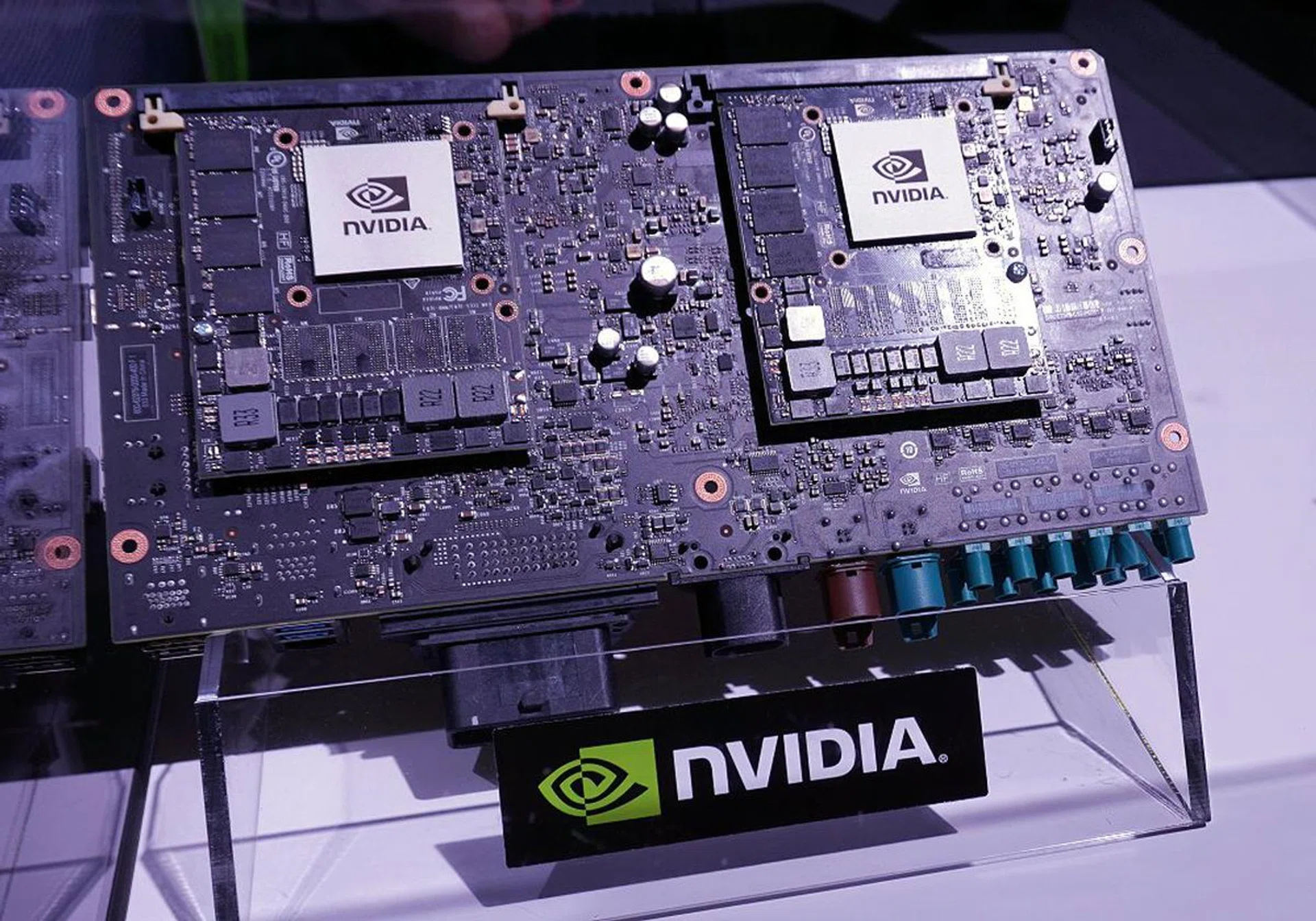 The brain of an AI truck:- NVIDIA Drive PX 2.