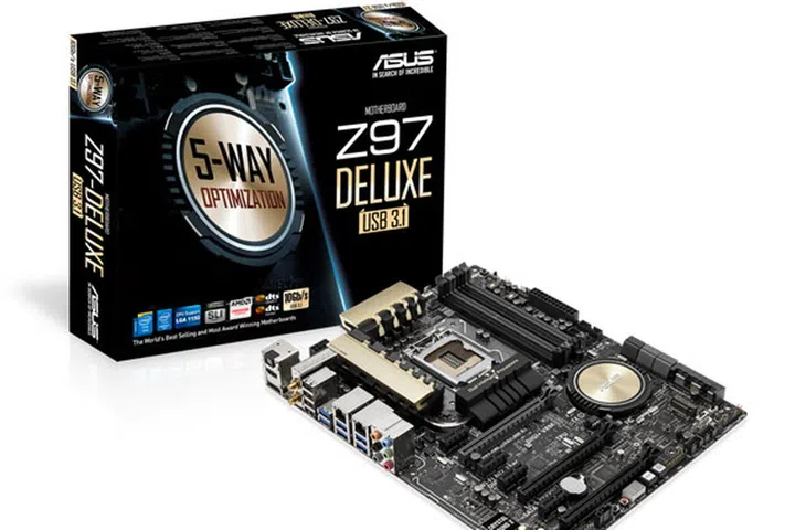The ASUS Z97 Deluxe/USB 3.1 will support the new UEFI BIOS update. (Image Source: ASUS)