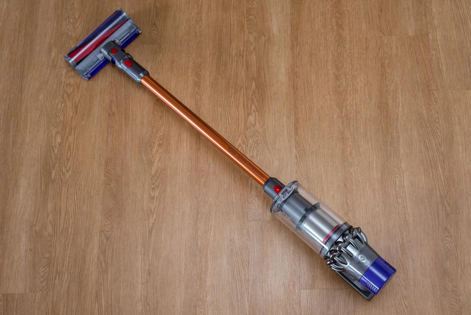 Dyson Cyclone V10 cordless vacuum.