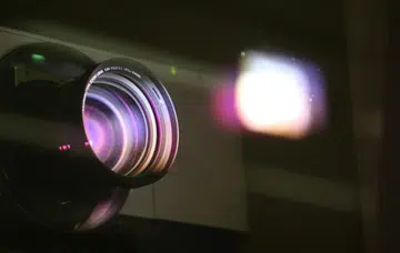An image of a Projector in operation