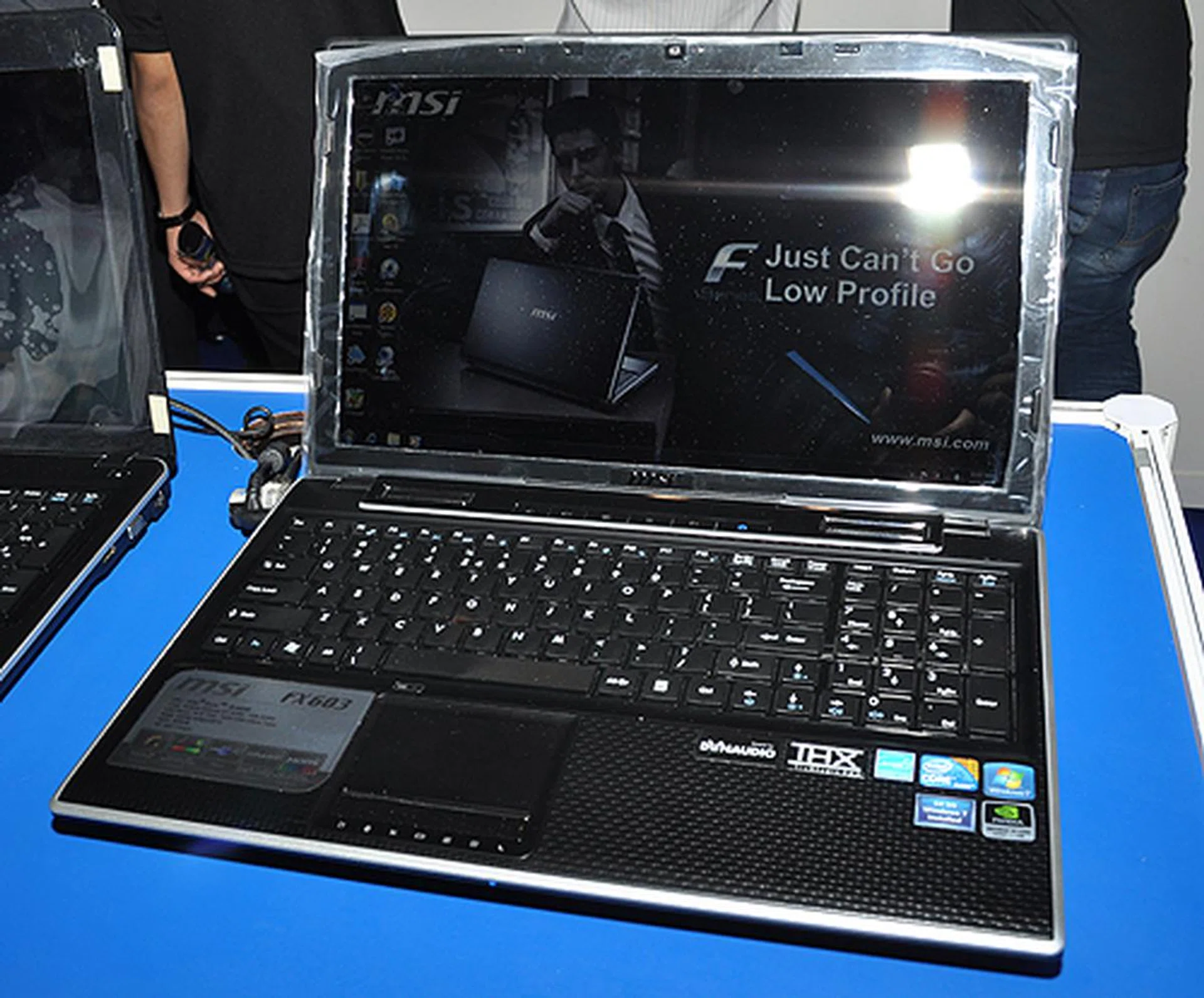 The MSI FX603 has a 2.66GHz Intel i5-480M processor, 8GB RAM, 500GB HDD and NVIDIA GeForce GT425 graphics. $1399.