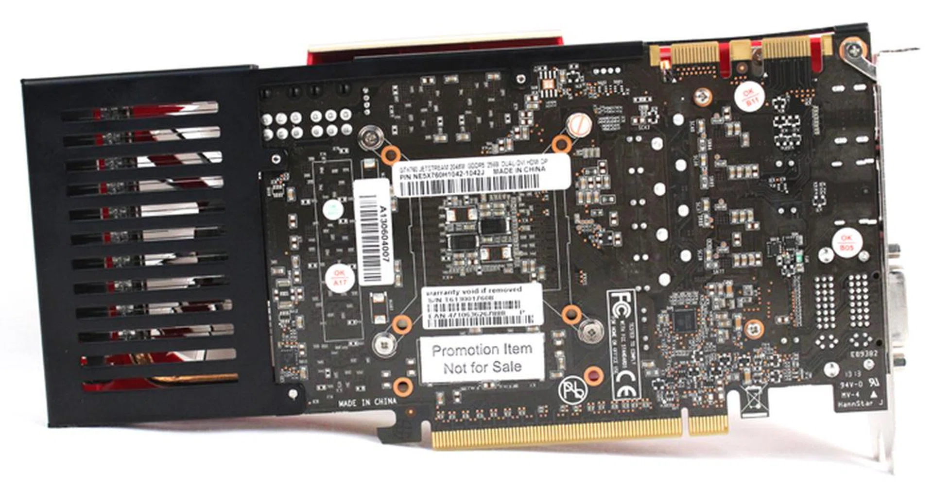 Palit is using a slightly customized PCB on this model.