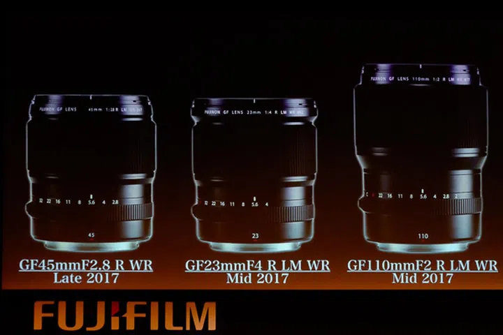 A wide angle, a medium wide and a fast mid-telephoto lens will round out the early lens offerings.