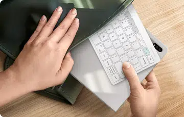 The Samsung Smart Keyboard Trio 500. <br>Image source: Samsung