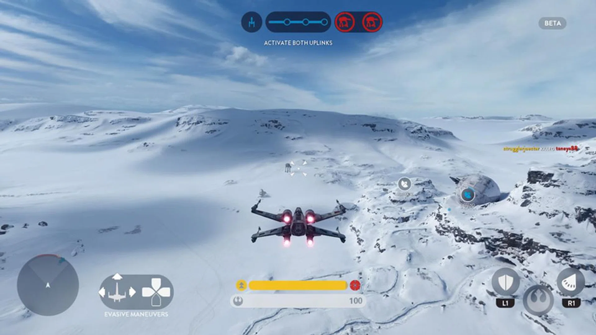 It might be an X-Wing, but there's no way to open or close the S-foils.