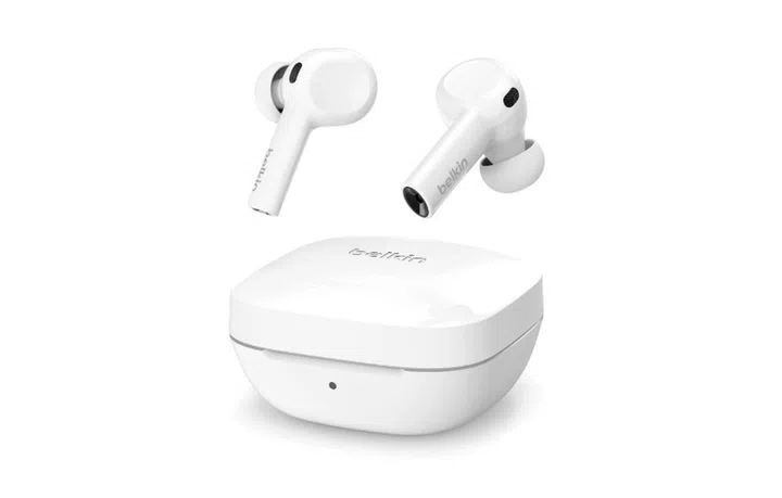 Enjoy eight hours of music playback. Image courtesy of Belkin.