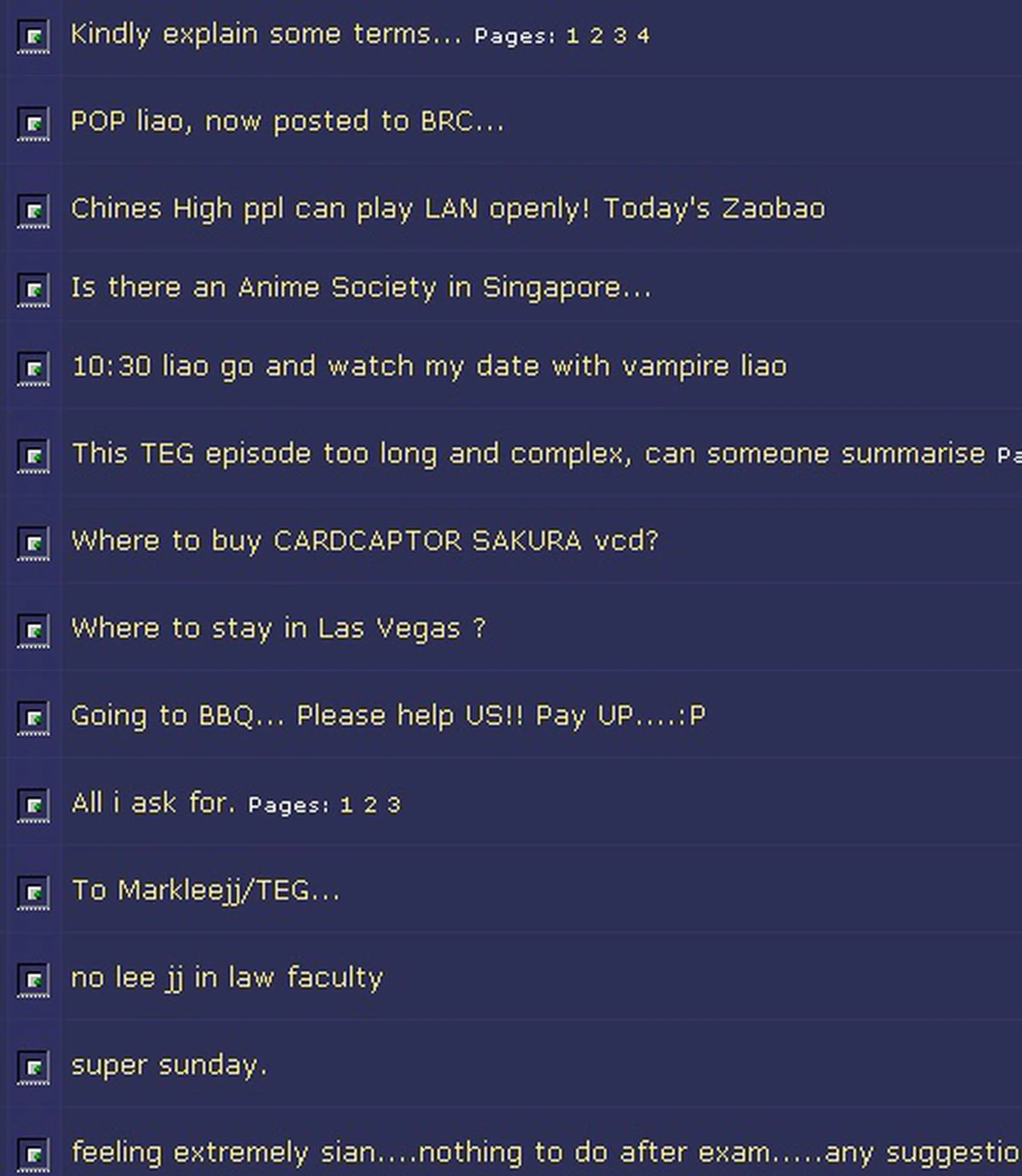 And how can we not show you what EDMW was like in the early days? Seems like people used to type proper English; Gasp! Quite unusual given the current lingo in EDMW. Well, a saying goes, time flies and people change.