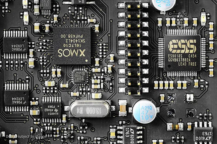 At the heart of it all is the ESS Sabre ES9018 DAC chip.