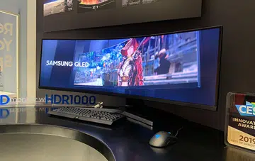 Samsung CRG9 gaming monitor.