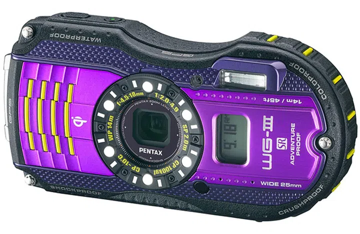 The WG3 cameras have six distinctive LED lights around the lens for macro shooting.