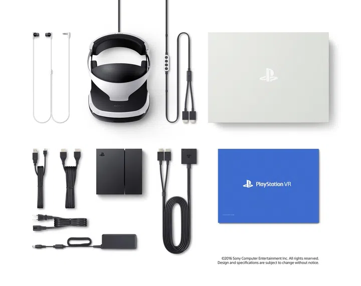 Sony said that the PlayStation VR purchase will be bundled with these accessories. Image credit: PlayStation blog.