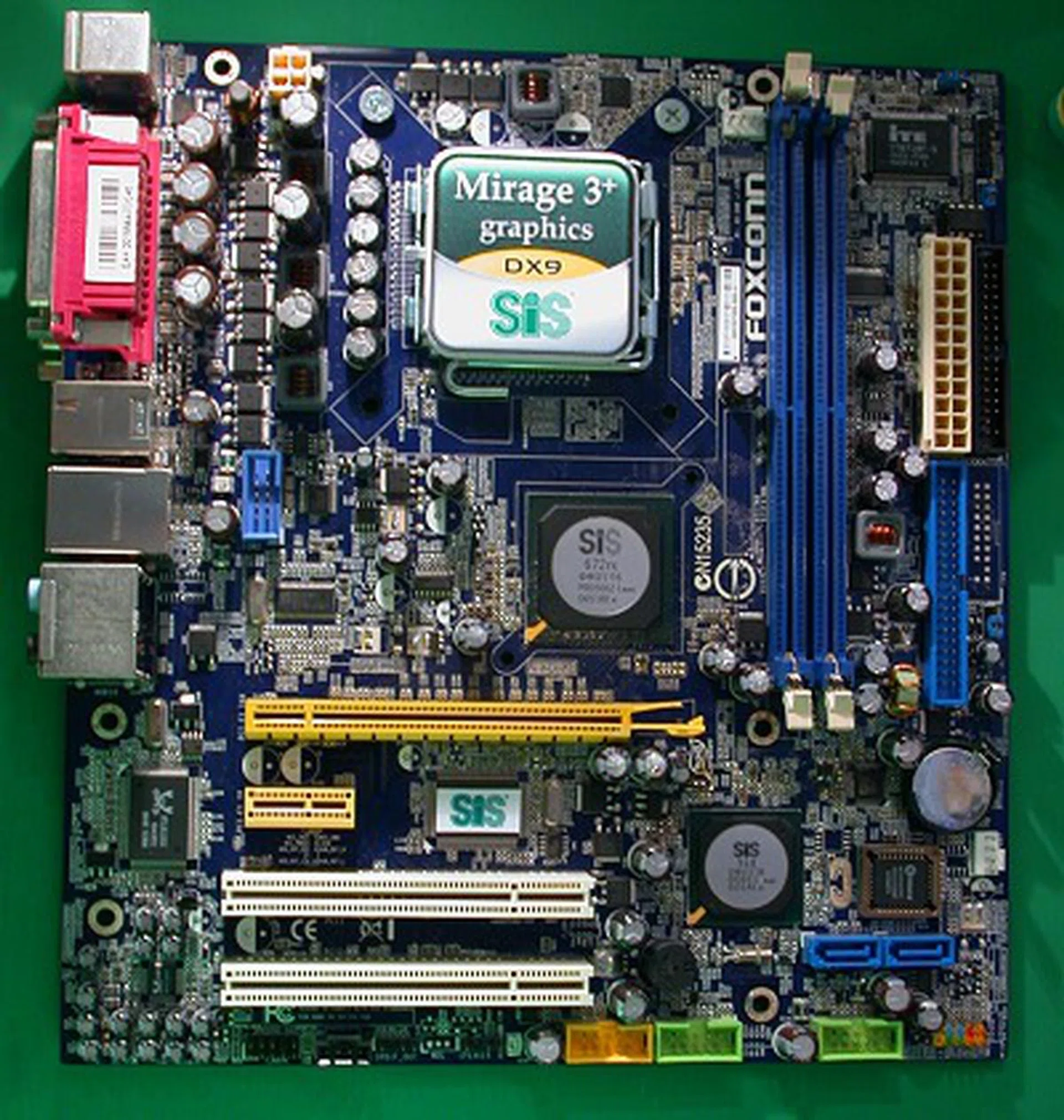  Here's Foxconn's implementation of the SiS 672FX Northbridge with the SiS968 Southbridge and supports all current Core 2 series processors.  