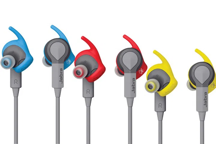 The Jabra Sport Coach comes in three colors - Blue, Red, and Yellow. 