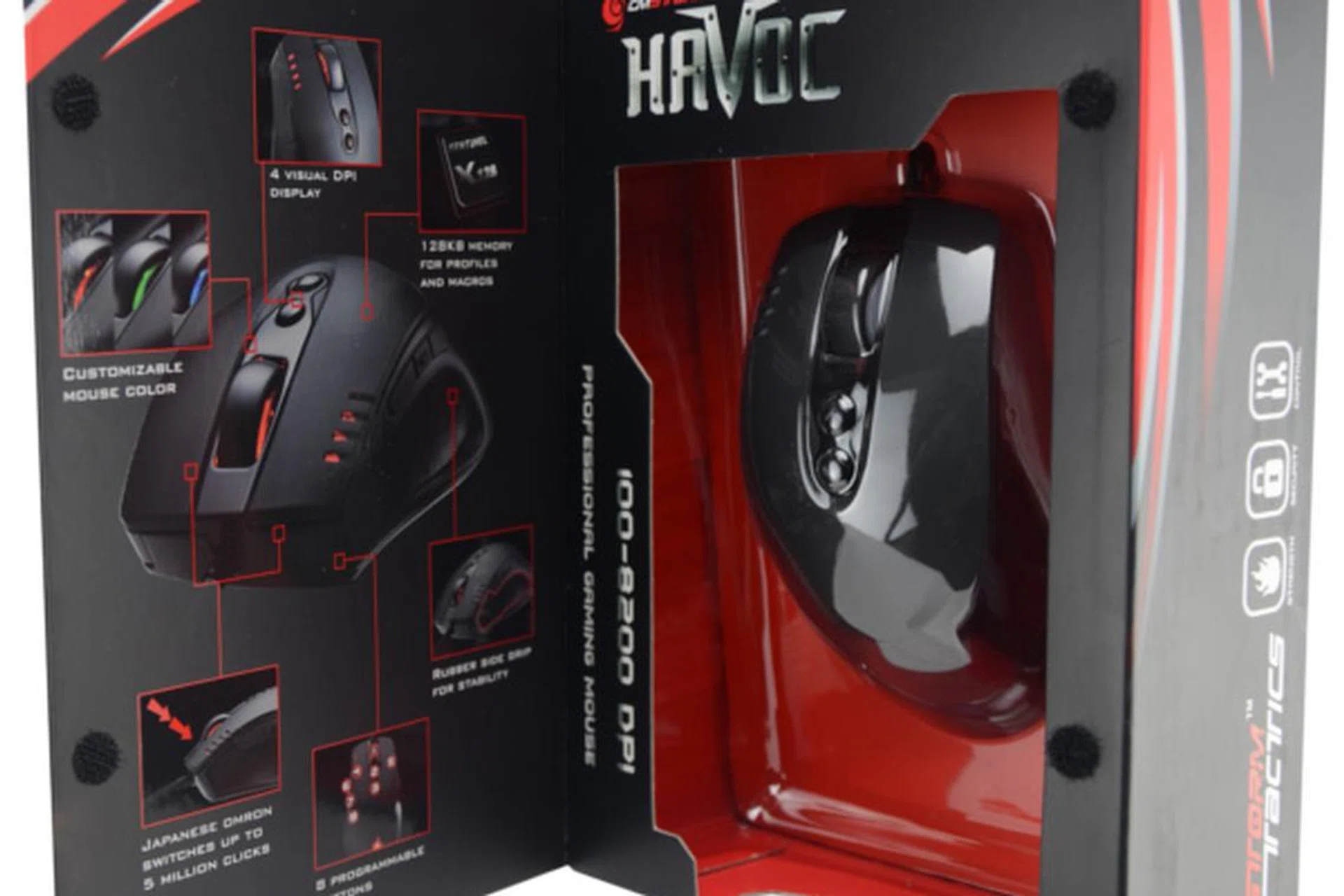 At first glance, the Havoc looks very low-key, easily passing off as a normal mouse with extra useful buttons.