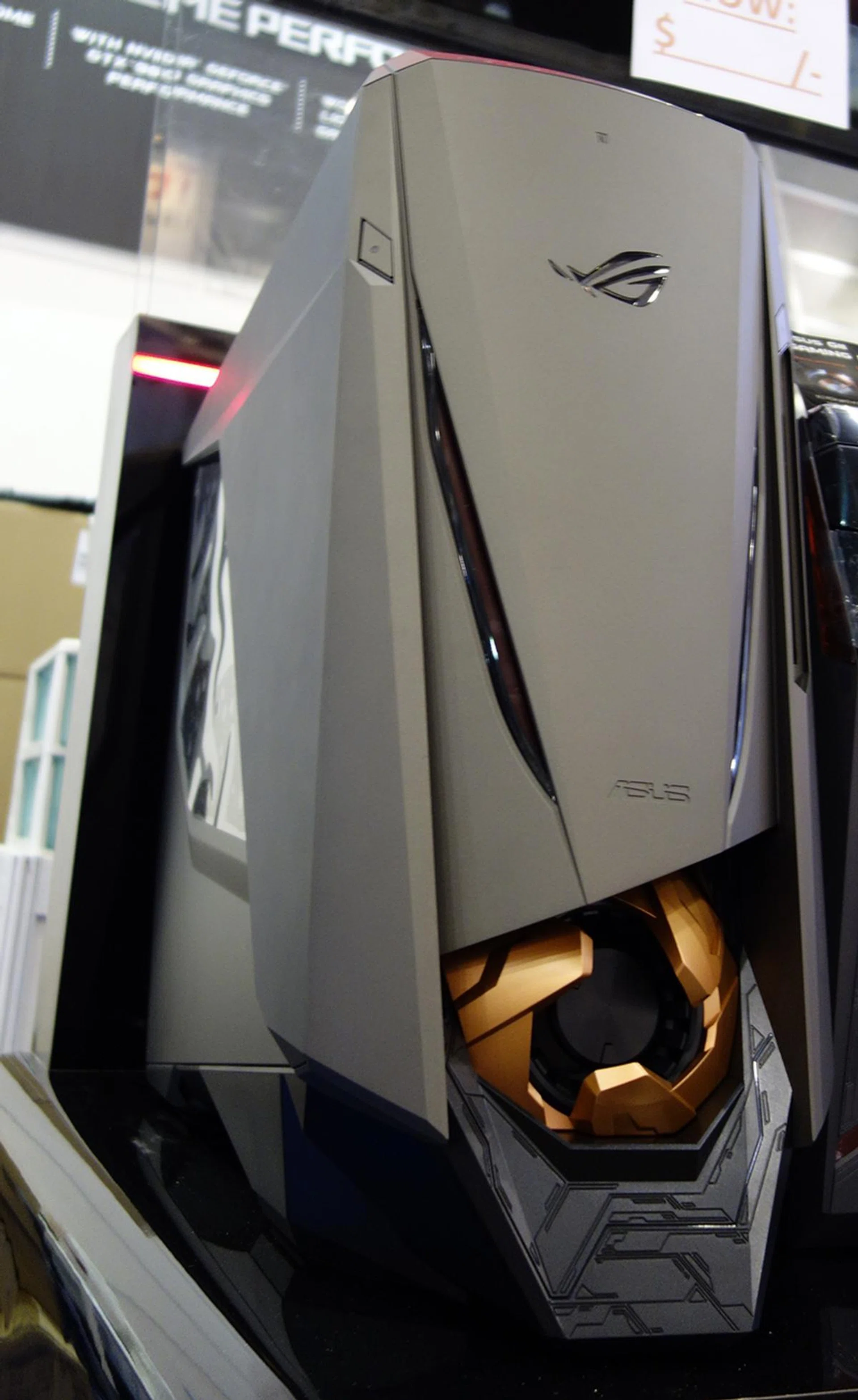 From $3,498, you can bring home the power and glory of the ASUS ROG GT51 gaming desktop PC, it’s the first of such systems to feature a pair of NVIDIA GeForce GTX Titan X graphics cards, this highest end configuration will cost S7,498. The base model ($3,498) will feature a single NVIDIA GeForce GTX 980, and at the PC Show, every purchase will come with a free X-Men: Apocalypse bag (worth $70), 1-for-1 X-Men movie passes (worth $11) and an exclusive ROG hoodie (worth $119) and an ASUS GX1000 mouse (worth $99). This offer stands while stocks last!