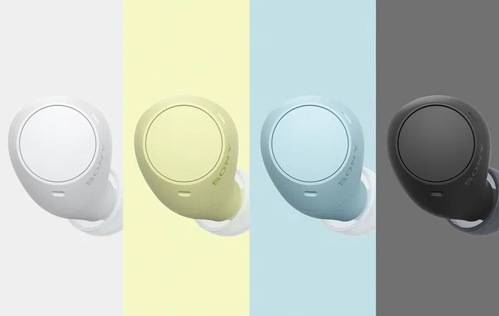 Choose from White, yellow, blue, and Black. Photo: Sony